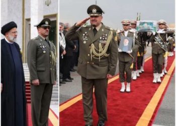 اشک های امیر حسینی آجودان رئیس جمهور در استقبال از رئیسی